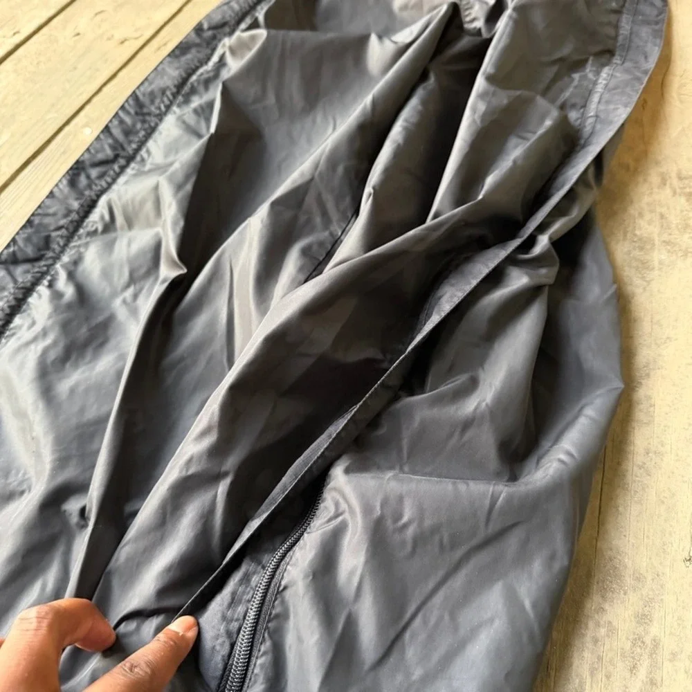 Vintage Nike Black Nylon Track Pants Zipper Sides